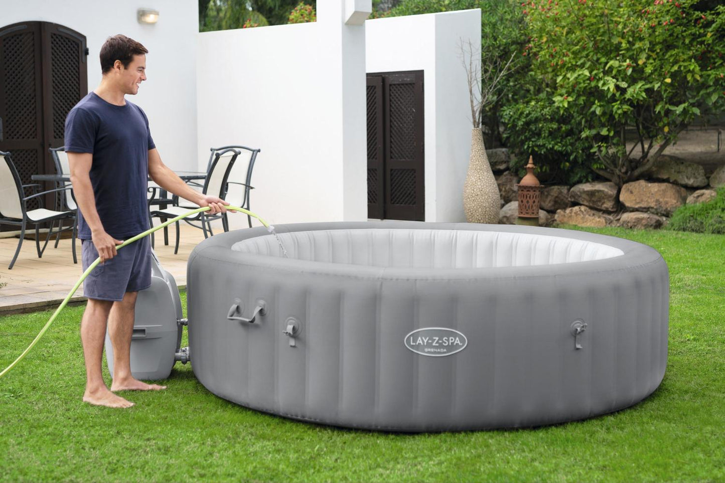 Bestway Lay-Z-Spa Grenada Airjet Opblaasbare Hottub Voor 6-8 Persoon