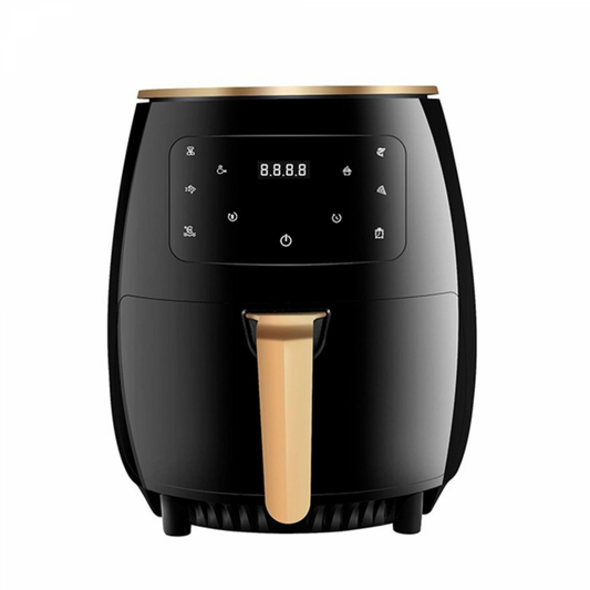 Cheffinger Cf-Afry4.5: 1400W Digitale Led Air Fryer - 4,5 Liter Zwart
