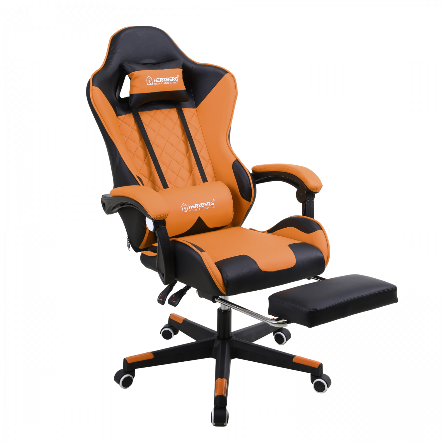 Herzberg Home & Living Herzberg Ergonomische Gaming Of Bureaustoel Oranje