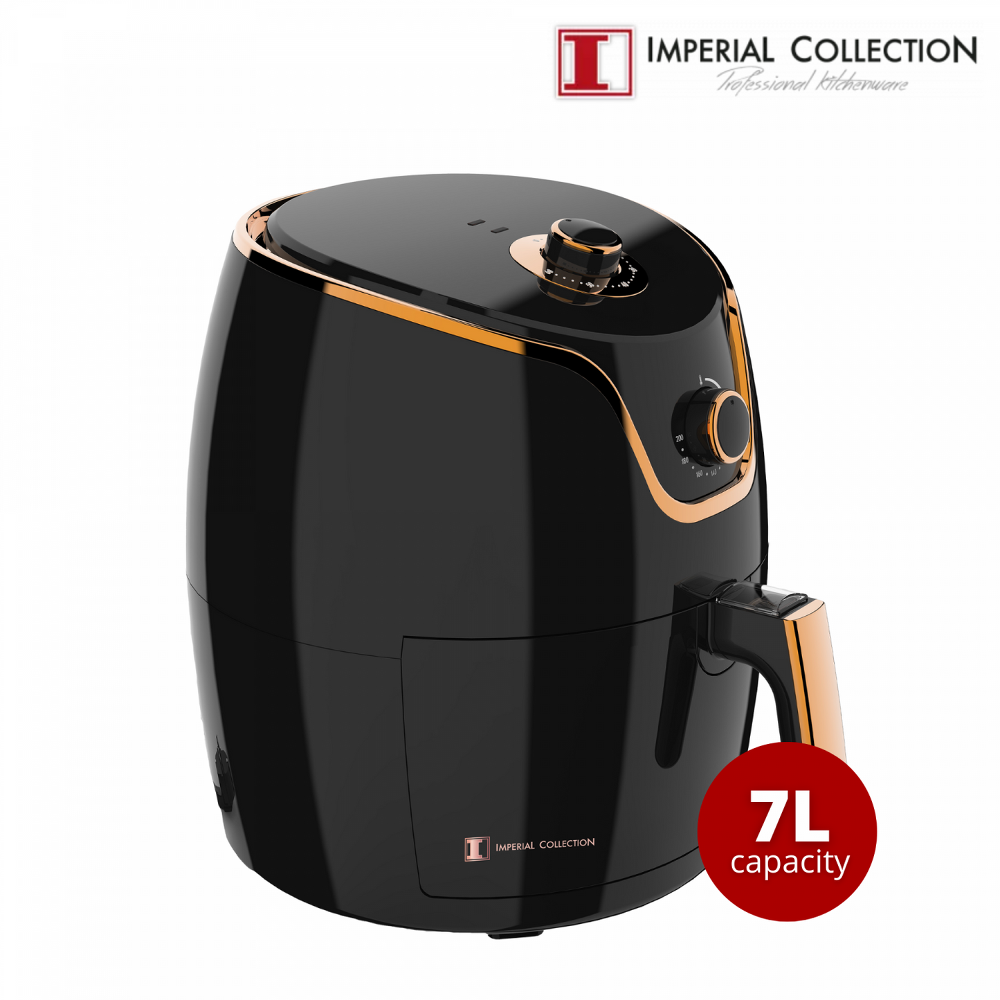 Imperial Collection 1700W Extra Grote Air Fryer Zonder Olie Met Mechanische Knop