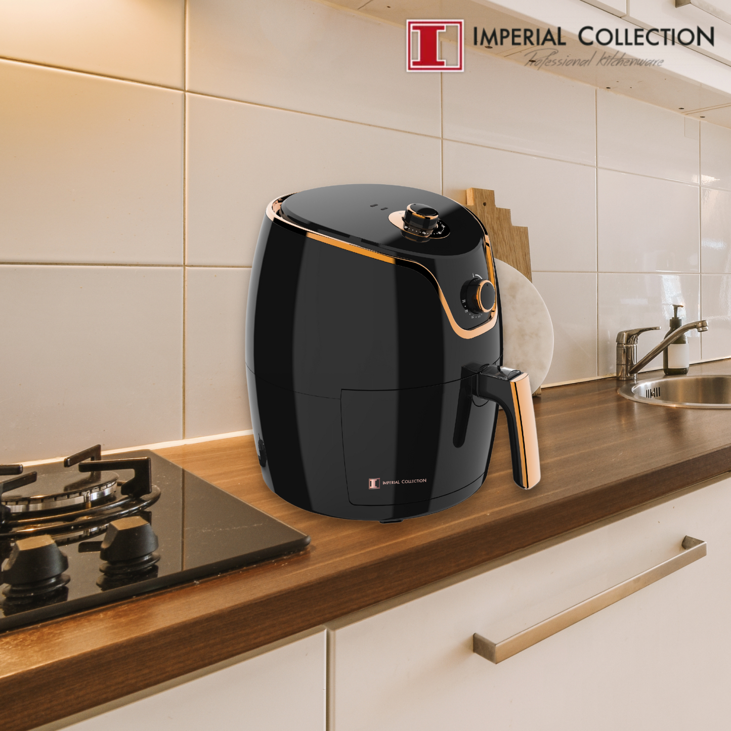 Imperial Collection 1700W Extra Grote Air Fryer Zonder Olie Met Mechanische Knop