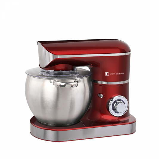 Imperial Collection 2200W Mixer / Keukenrobot Met 8.5L S/S Mengkom Rood
