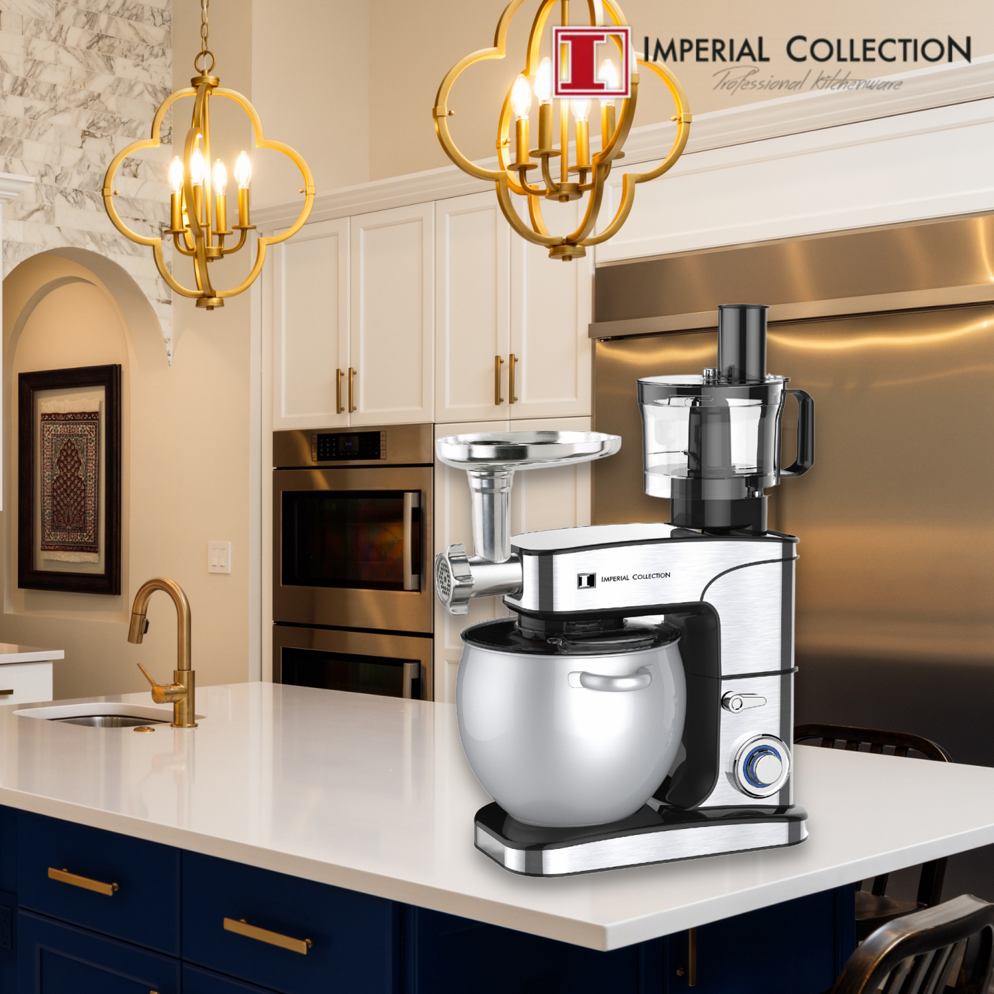 Imperial Collection Multifunctionele Keukenmixer, Vleesmolen En Citruspers