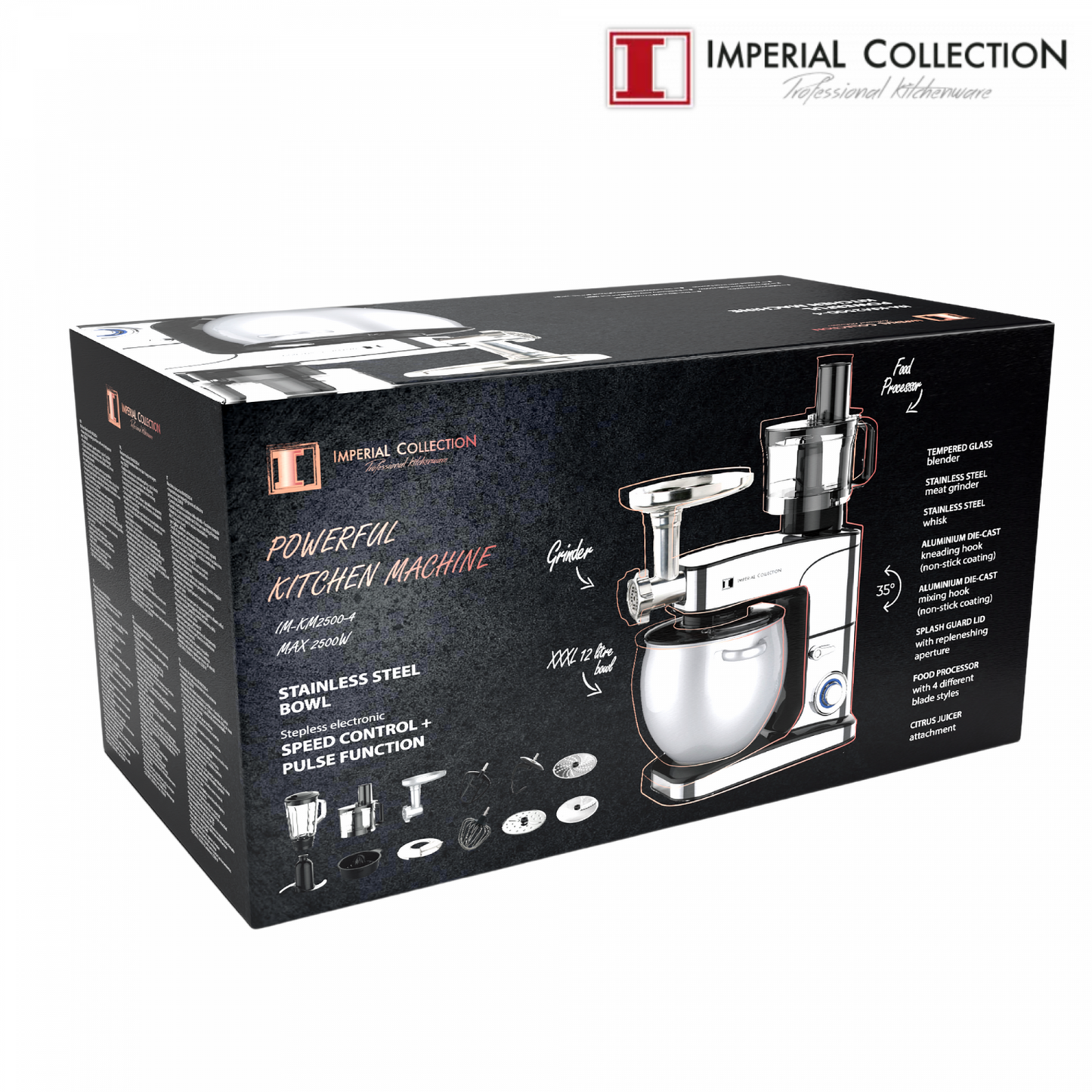 Imperial Collection Multifunctionele Keukenmixer, Vleesmolen En Citruspers