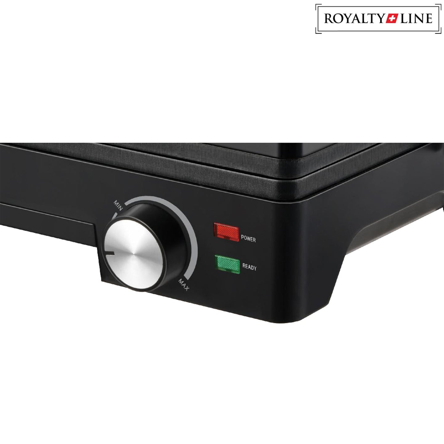 Royalty Line Zwarte Toaster Grill 1600W