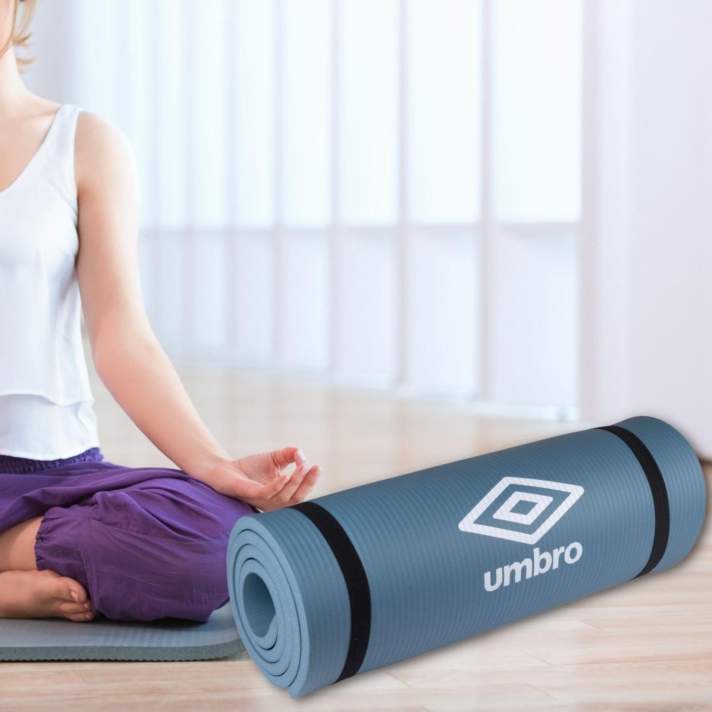 Umbro Fitness En Yoga Mat Grijs 190X58X1.5Cm