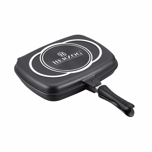 Herzog 32Cm Die Casting Dubbele Koekenpan